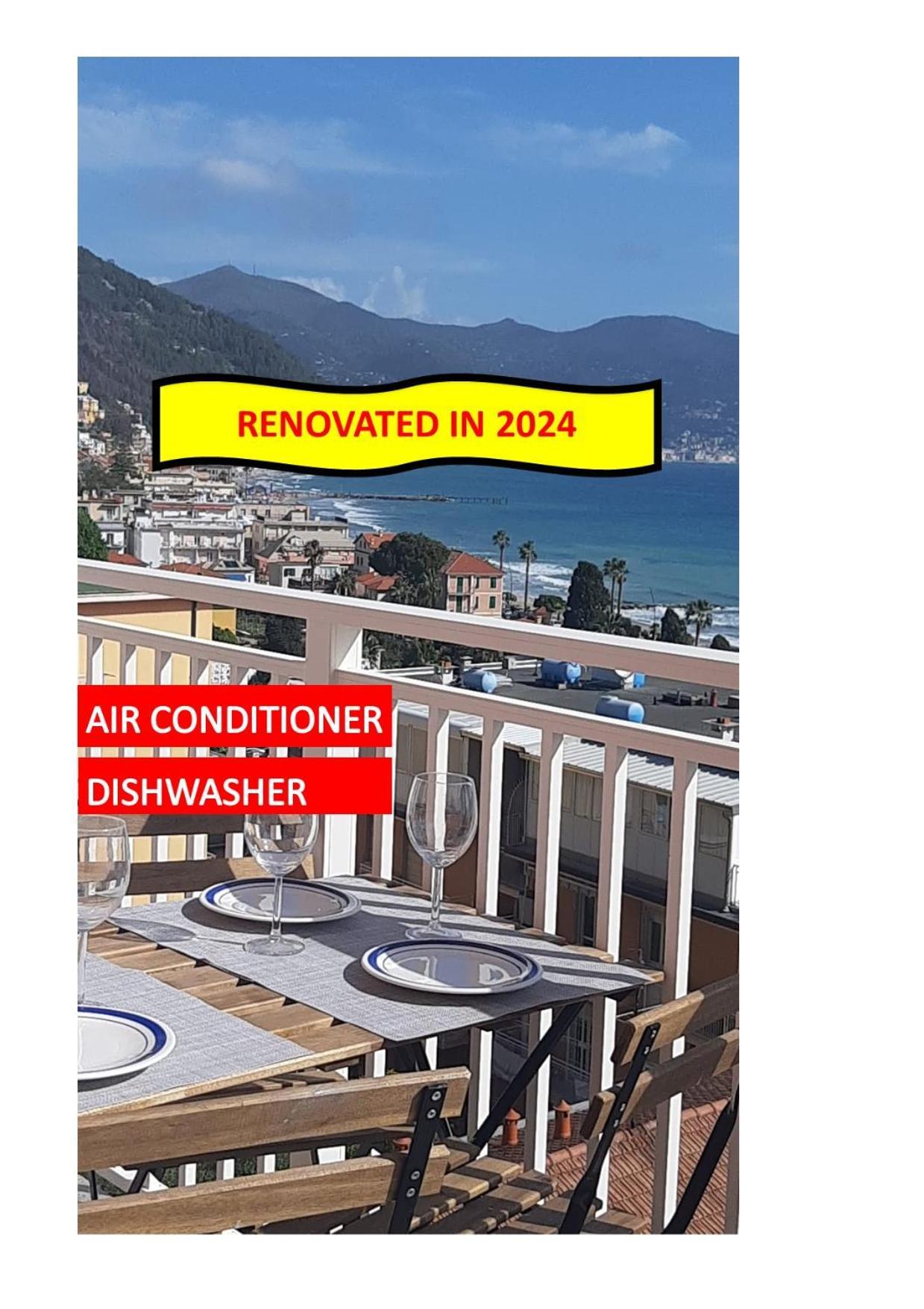 Spectacular Sea View - 3 Minutes Walk From The Sea Villa Laigueglia Bagian luar foto